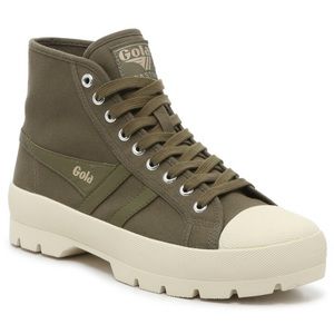 COASTER PEAK PLATFORM HIGH-TOP SNEAKER - Olive Green